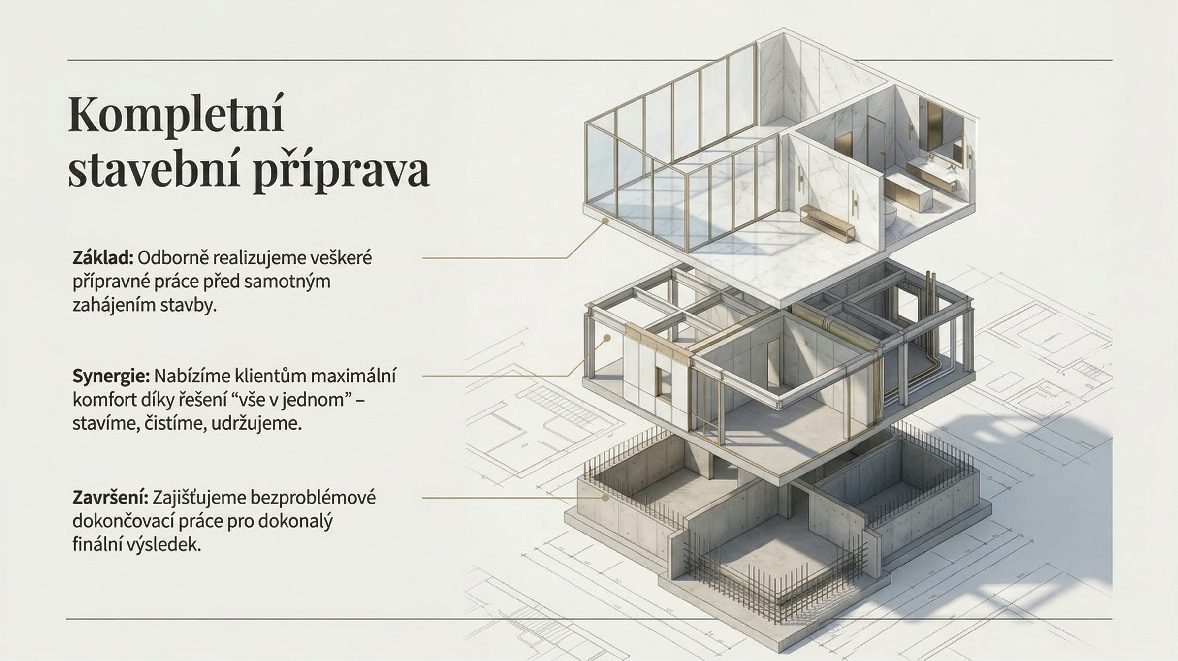 Kompletní stavební příprava
